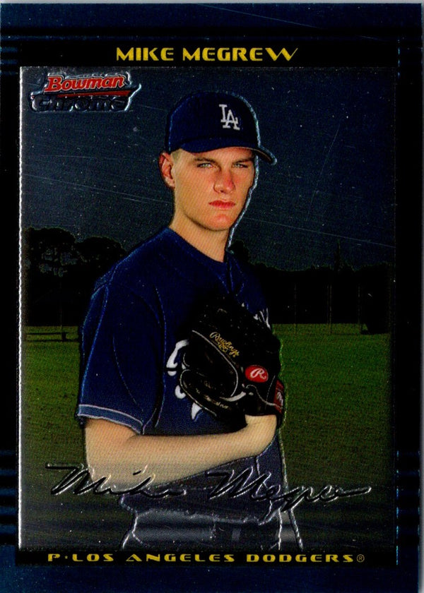 2002 Bowman Draft Picks & Prospects Chrome Mike Megrew #BDP30 Rookie