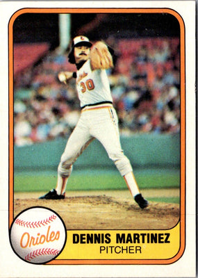 1981 Fleer Dennis Martinez #180 NM-MT+