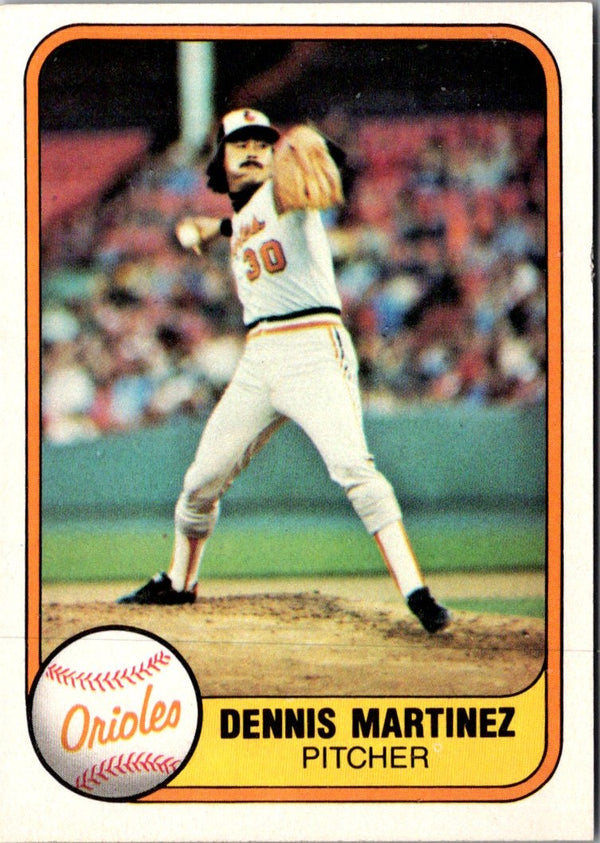 1981 Fleer Dennis Martinez #180 NM-MT+