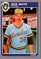 1985 Fleer Rick Waits #600