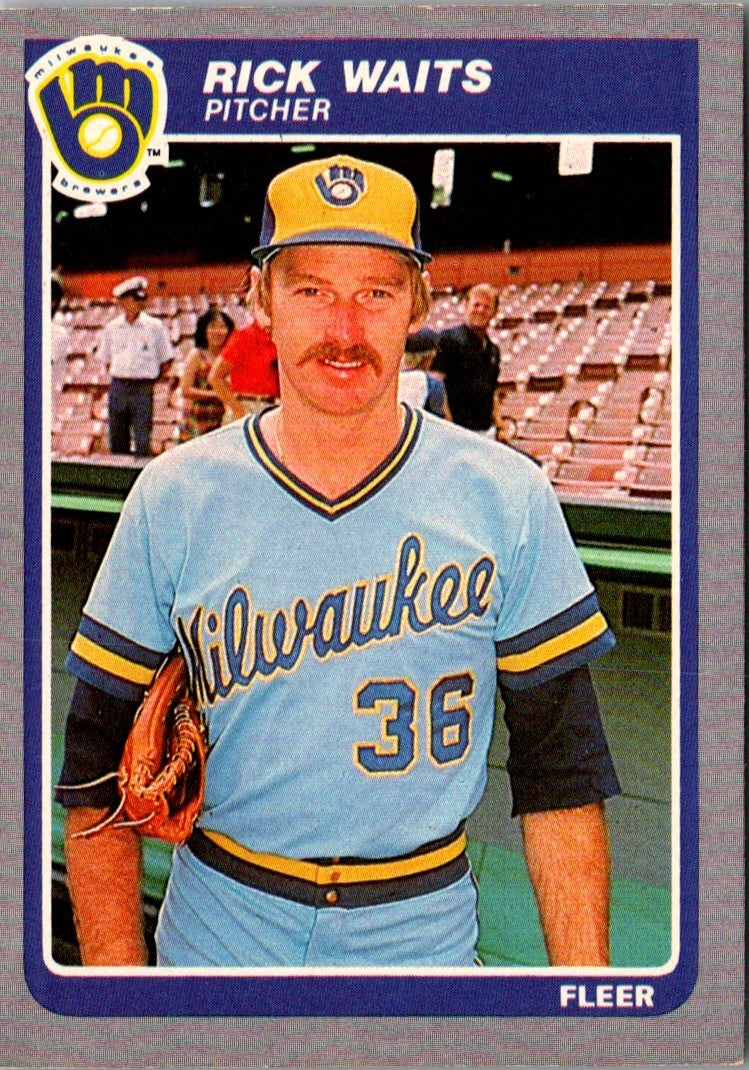 1985 Fleer Rick Waits