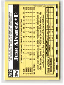 1990 Topps Tiffany Jose Alvarez