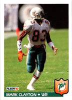 1992 Fleer Mark Clayton #222