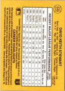 1987 Donruss Dave Stewart