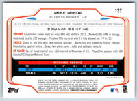 2014 Bowman Mike Minor #137