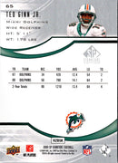 2009 SP Signature Ted Ginn Jr.