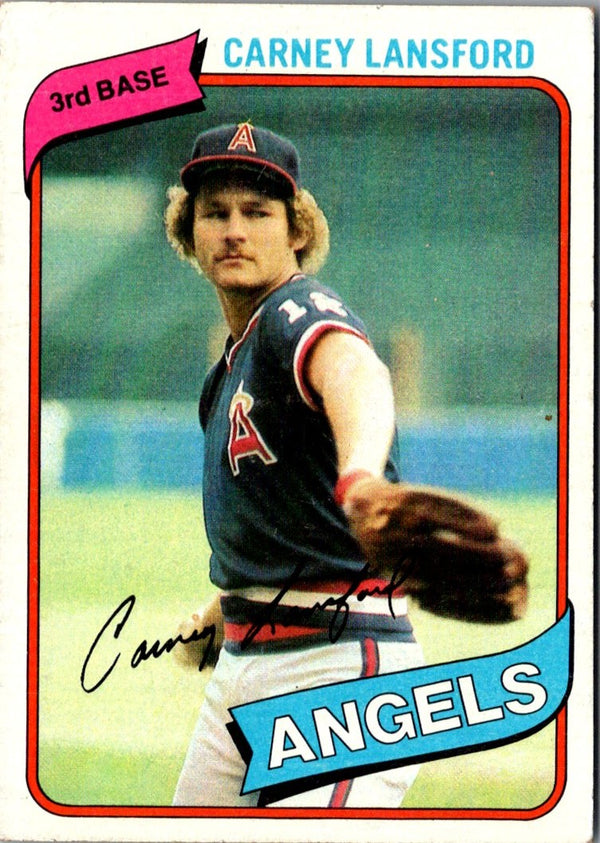 1980 Topps Carney Lansford #337