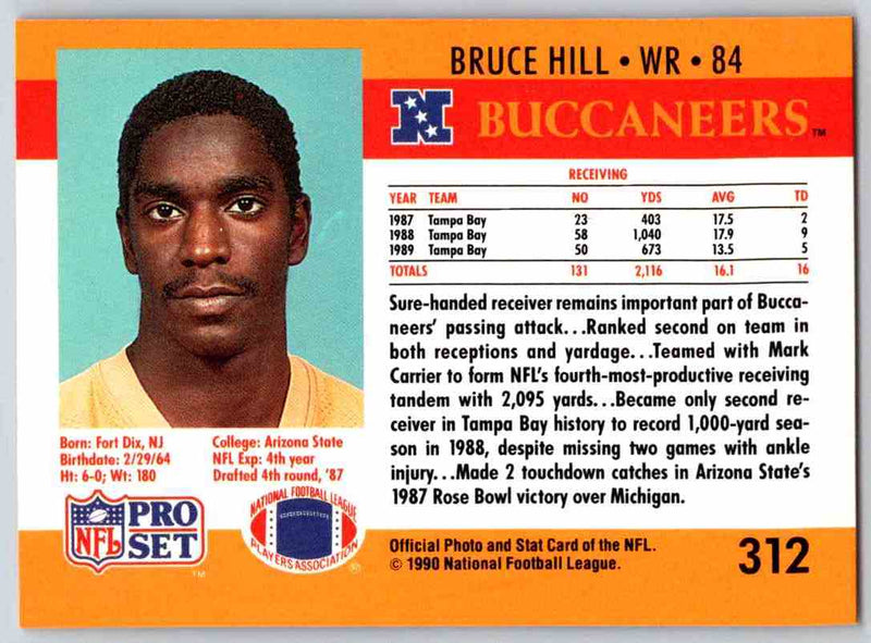 1990 Pro Set Bruce Hill