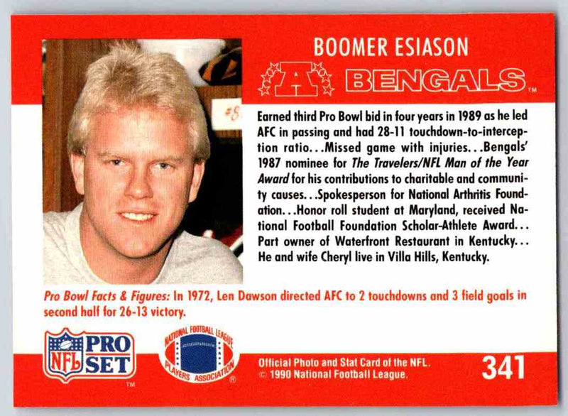 1990 Pro Set Boomer Esiason