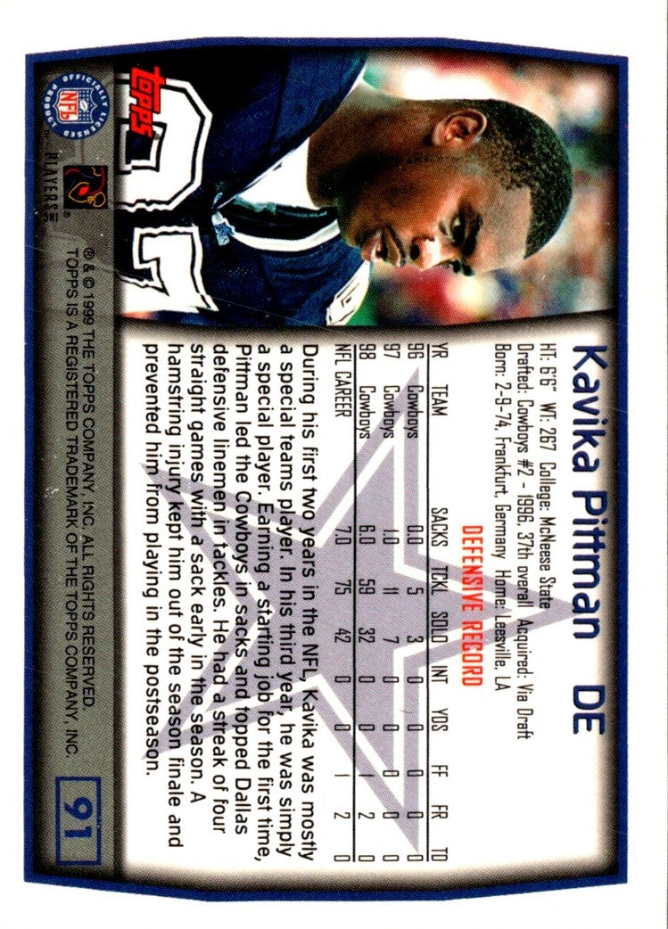 1999 Topps Kavika Pittman