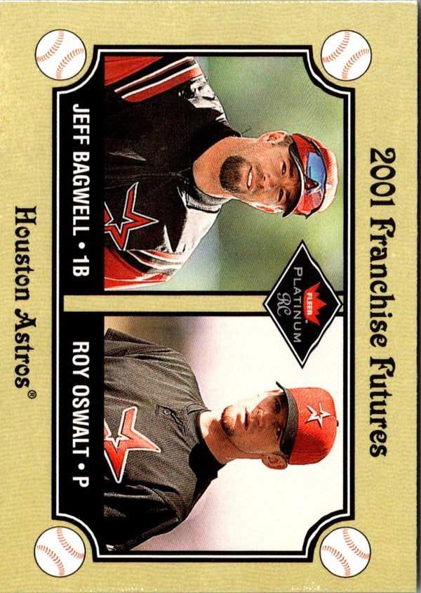 2001 Fleer Platinum Jeff Bagwell/Roy Oswalt #466