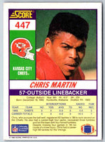 1990 Score Chris Martin #447