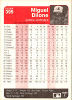 1985 Fleer Miguel Dilone #395