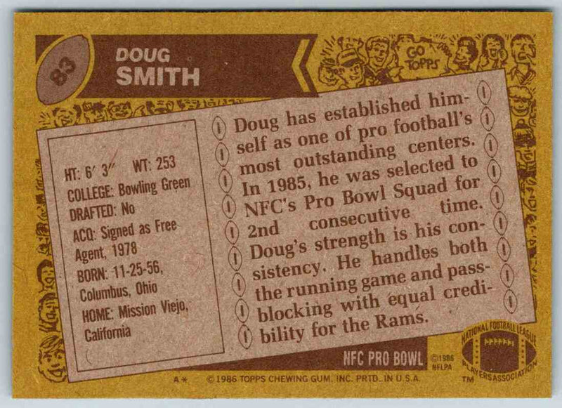 1986 Topps Doug Smith
