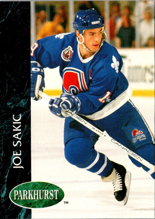 1992 Parkhurst Joe Sakic #147