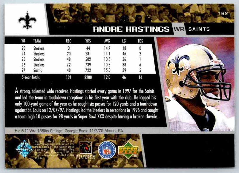 1998 Upper Deck Andre Hastings