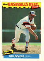 1986 Fleer Baseball's Best Sluggers vs. Pitchers Tom Seaver #34