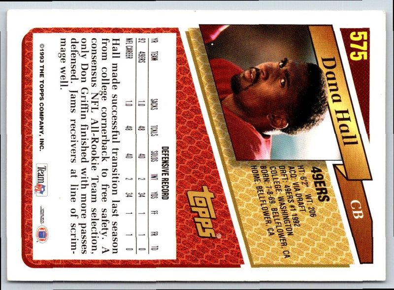 1993 Topps Dana Hall