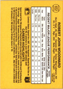 1987 Donruss Rob Woodward