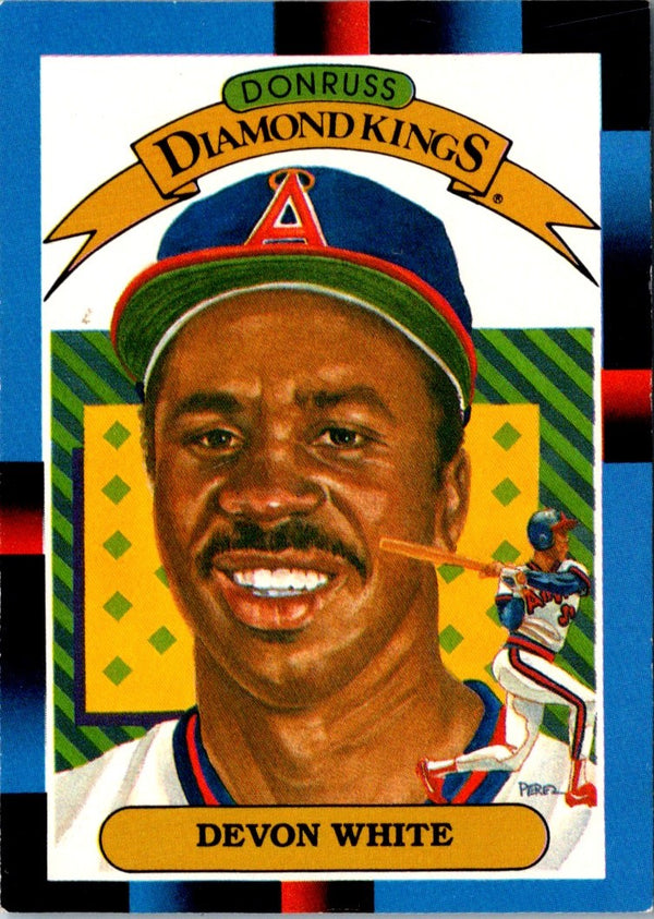 1987 Donruss The Rookies Devon White #8