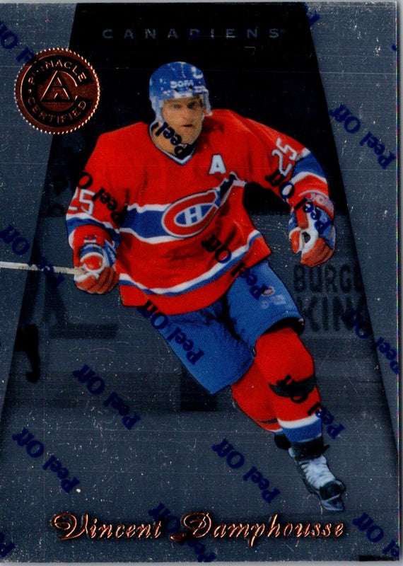 1997 Pinnacle Certified Vincent Damphousse #72