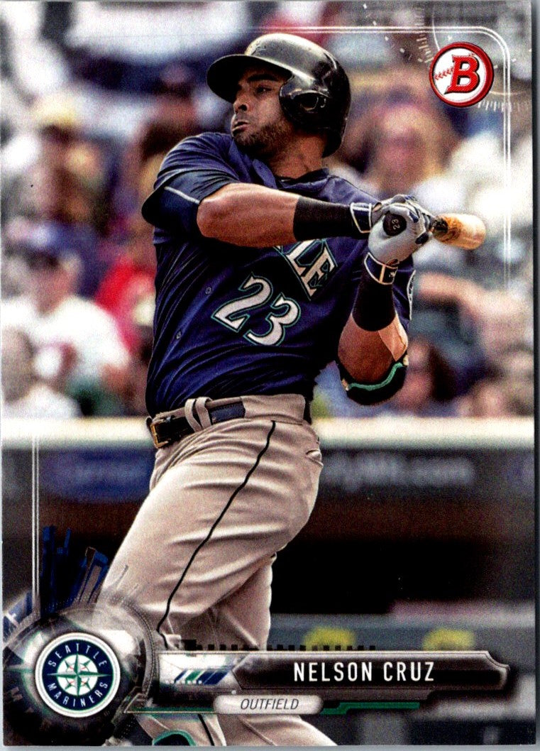 2017 Bowman Silver Nelson Cruz