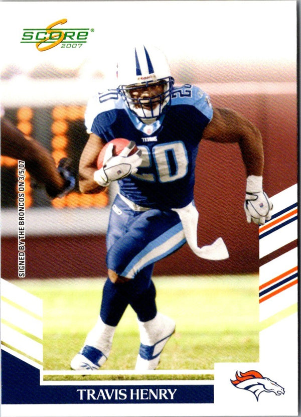 2007 Score Travis Henry #249