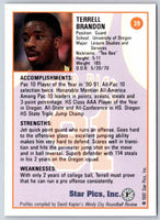 1991 Star Pics Terrell Brandon #39