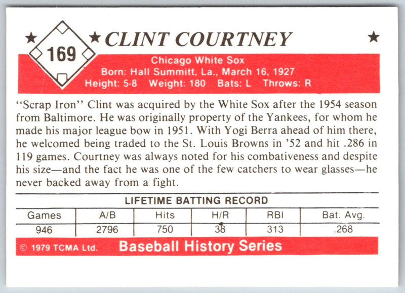 1979 TCMA 50's Clint Courtney