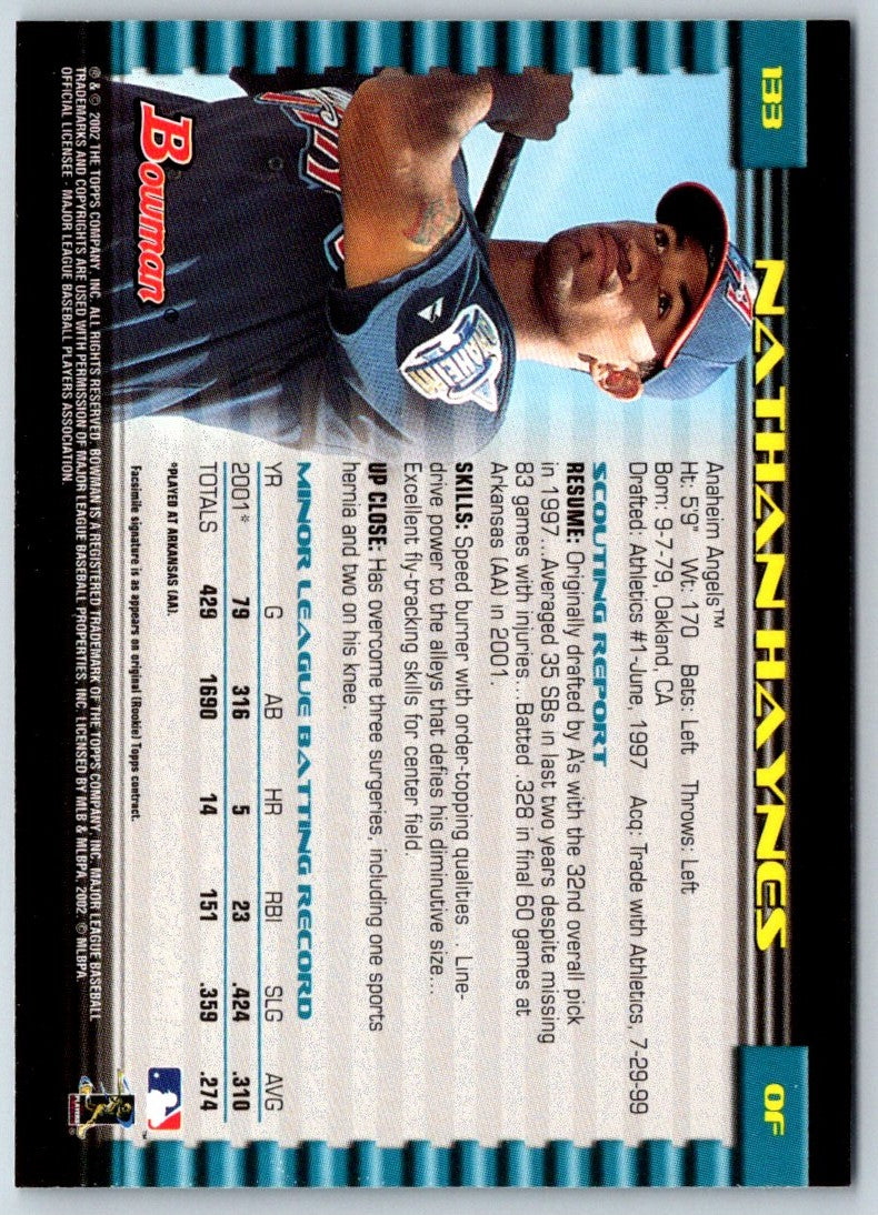 2002 Bowman Nathan Haynes