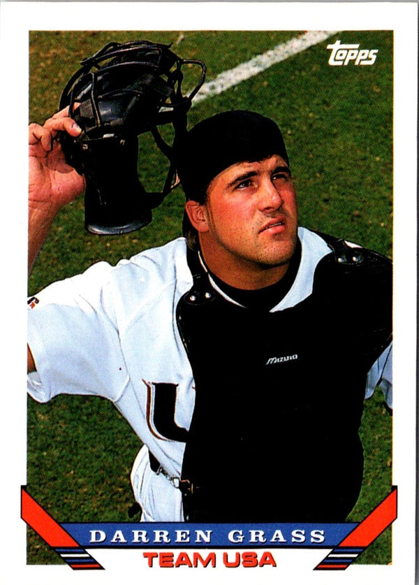 1993 Topps Traded Darren Grass #101T Rookie