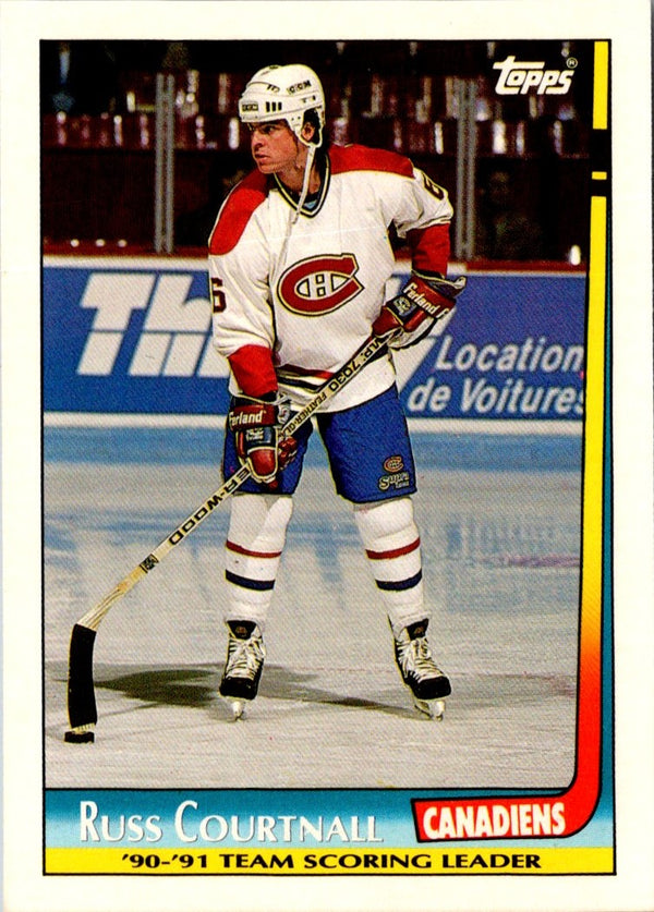 1991 Topps Team Scoring Leaders Russ Courtnall #18