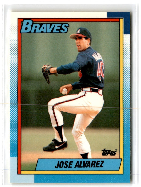 1990 Topps Tiffany Jose Alvarez #782