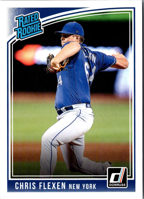 2018 Donruss Chris Flexen #49 Rookie