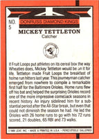 1987 Donruss Mickey Tettleton #5