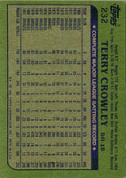 1982 Topps Terry Crowley #232