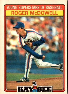 1986 Topps Kay-Bee Young Superstars of Baseball Roger McDowell #21