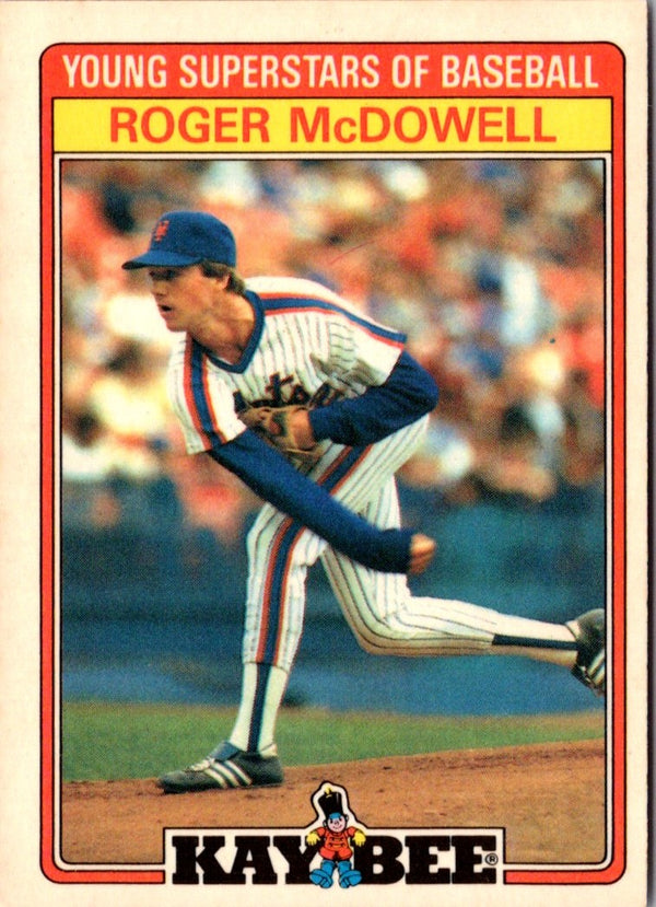 1986 Topps Kay-Bee Young Superstars of Baseball Roger McDowell #21