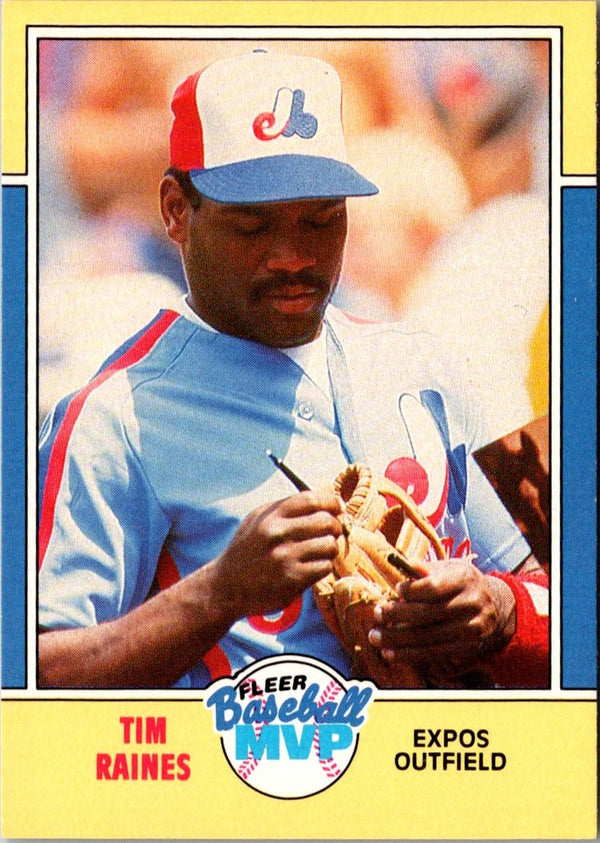 1988 Fleer Baseball MVP's Tim Raines #27