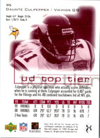 2001 Upper Deck Top Tier Daunte Culpepper #95