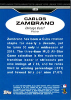 2011 Topps Lineage Carlos Zambrano #23