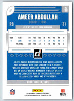 2018 Donruss Ameer Abdullah #98