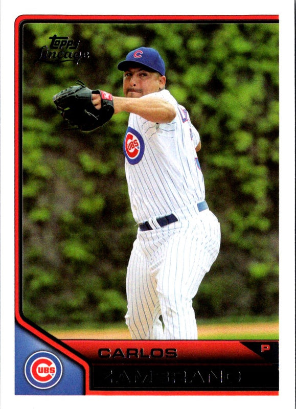 2011 Topps Lineage Carlos Zambrano #23