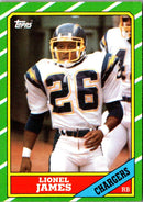 1986 Topps Lionel James