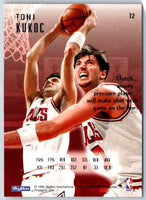 1995 Skybox Toni Kukoc #12