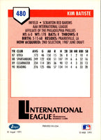 1991 Line Drive AAA Kim Batiste #480