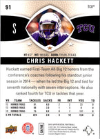2015 Upper Deck Chris Hackett #91