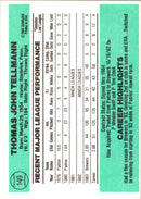 1984 Donruss Tom Tellmann