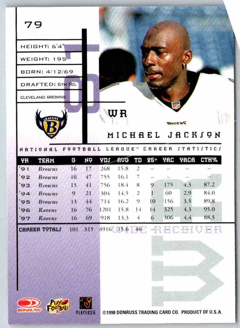 1998 Leaf Rookies And Stars Michael Jackson