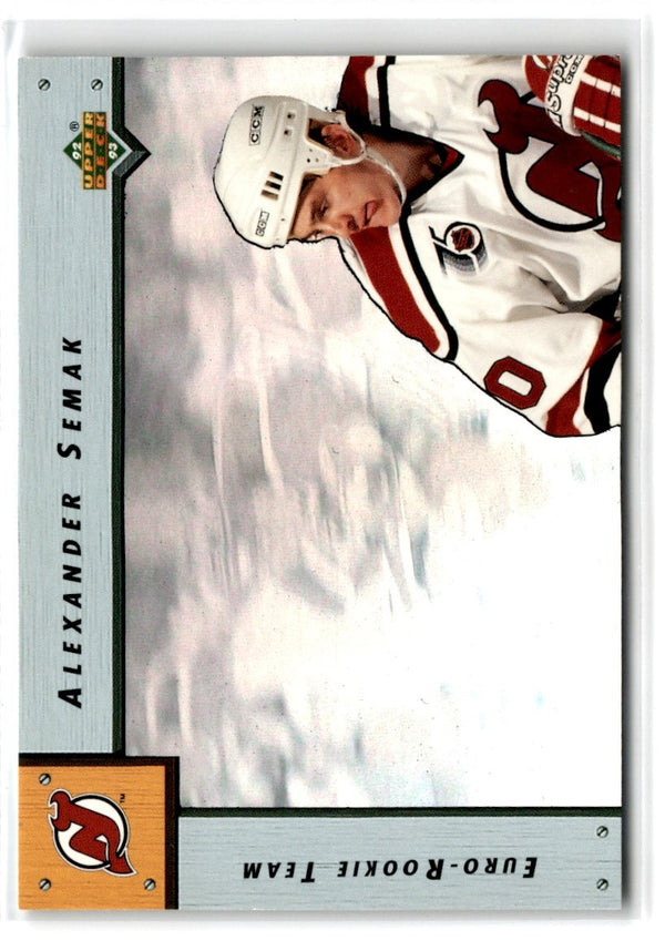 1992 Upper Deck Euro-Rookie Team Alexander Semak #ERT5